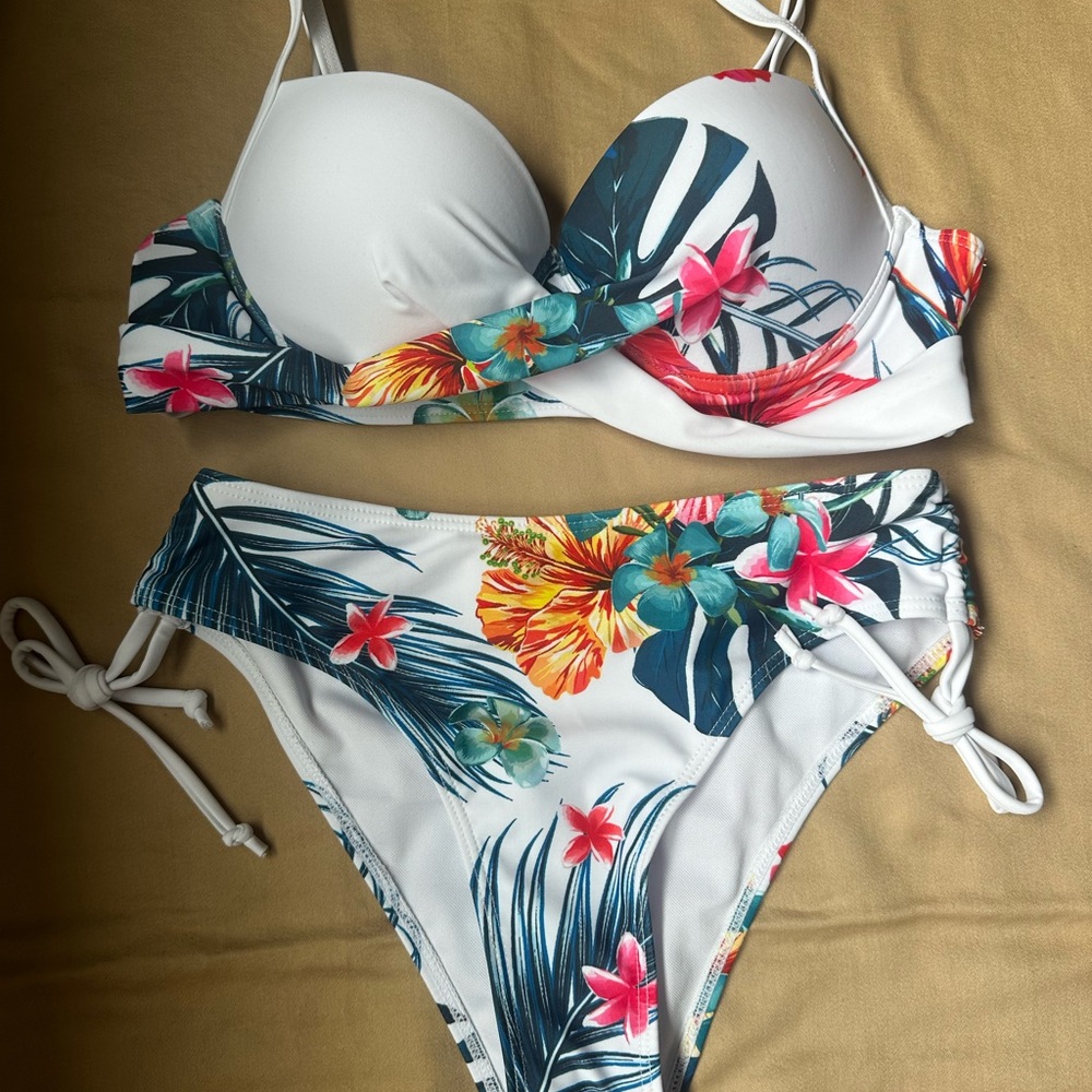 Tropical Floral Bikini Set